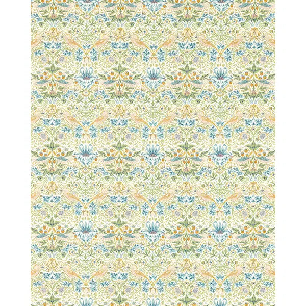 Home Furnishing Fabric - Strawberry Thief - Apple/Blush – view 2 – Truro Fabrics