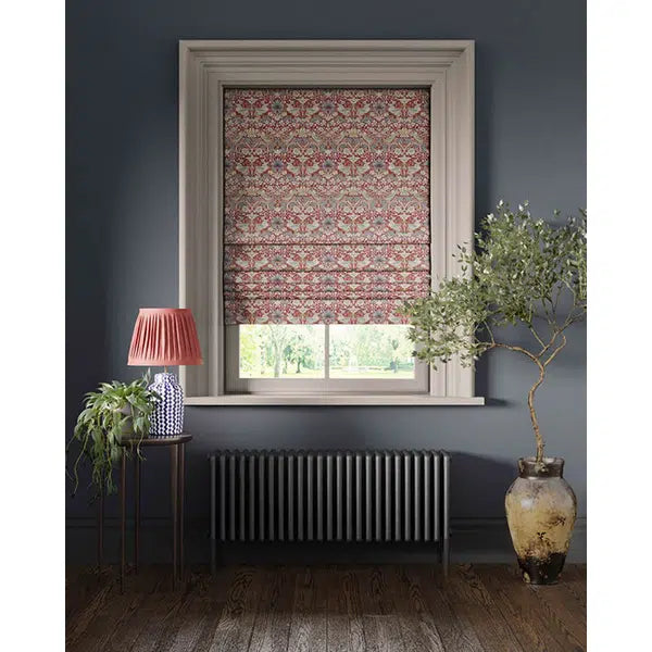 Home Furnishing Fabric - Strawberry Thief - Plum – view 5 – Truro Fabrics