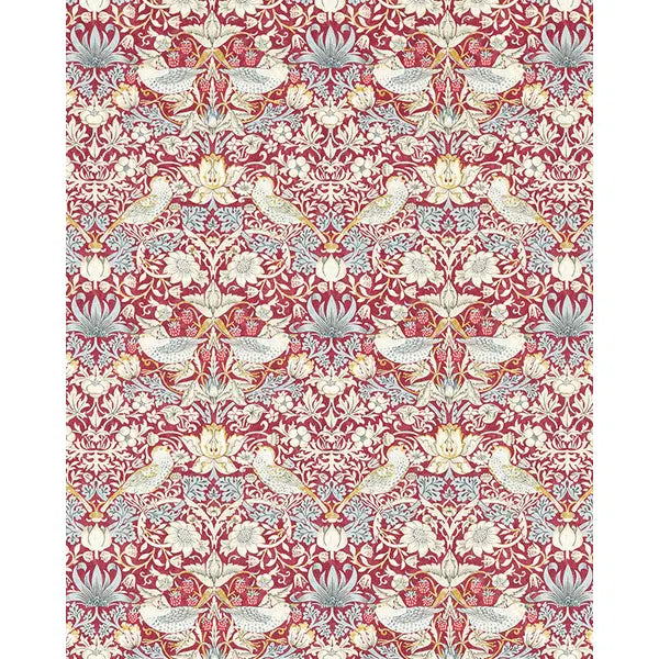 Home Furnishing Fabric - Strawberry Thief - Plum – Truro Fabrics