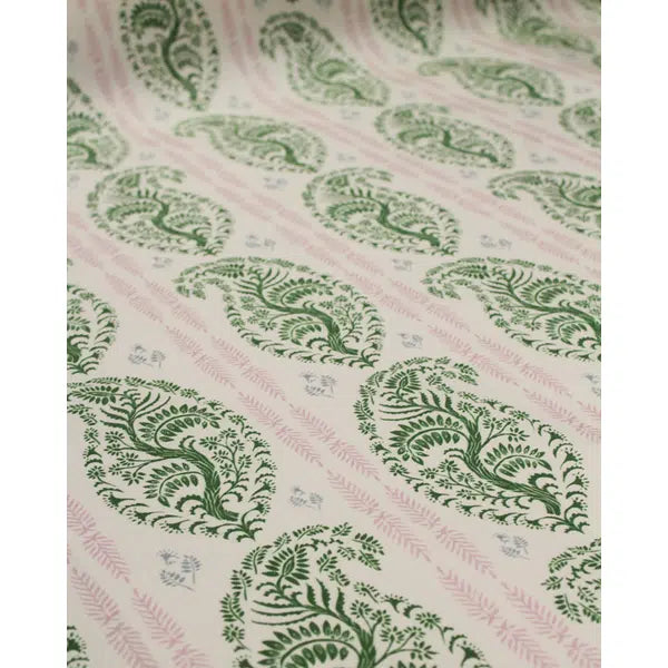 Home Furnishing Fabric - Wentworth - Parsley – view 2 – Truro Fabrics