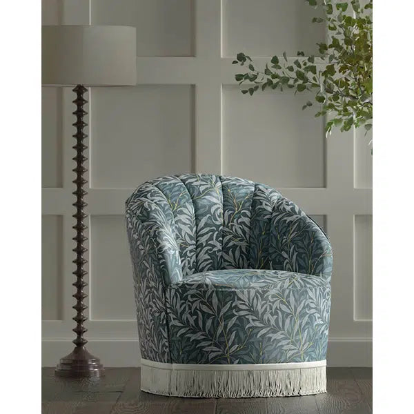 Home Furnishing Fabric - Willow Boughs - Denim – view 3 – Truro Fabrics