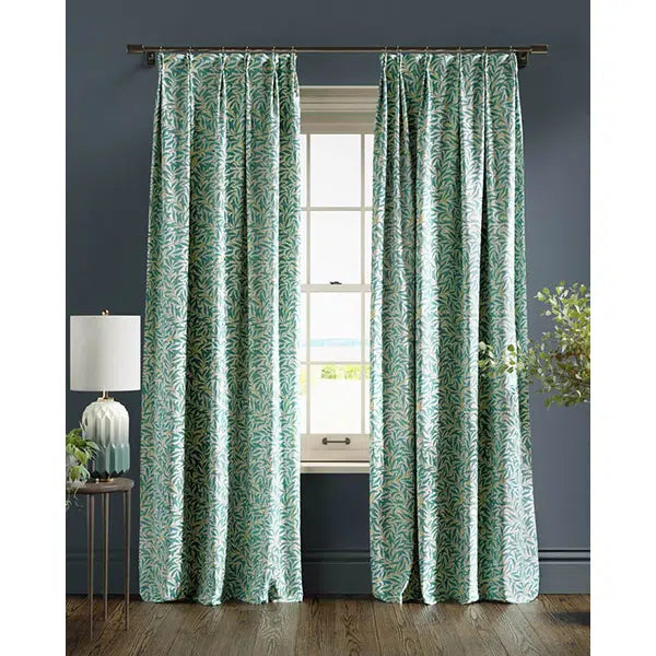 Home Furnishing Fabric - Willow Boughs - Teal – view 4 – Truro Fabrics
