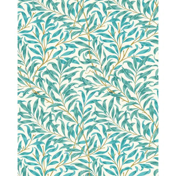 Home Furnishing Fabric - Willow Boughs - Teal – Truro Fabrics