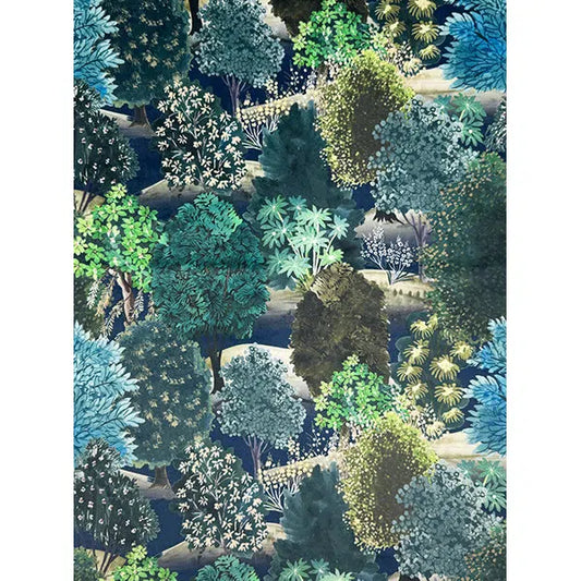 Home Furnishing Velvet Fabric - Forest Hill Navy – Truro Fabrics