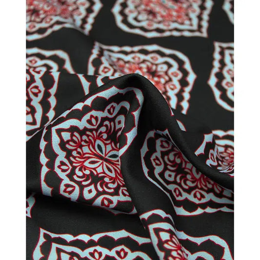 Ibrox Crepe Fabric - Arabesque – view 2 – Truro Fabrics