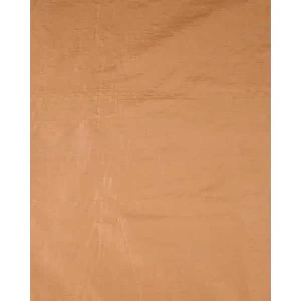 Indian Silk Dupion Fabric - Apricot – view 2 – Truro Fabrics
