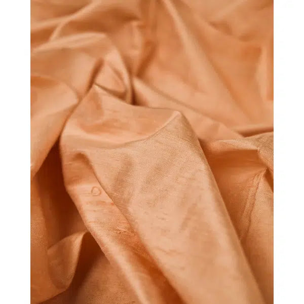 Indian Silk Dupion Fabric - Apricot – Truro Fabrics