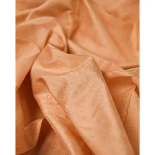 Indian Silk Dupion Fabric - Apricot – Truro Fabrics