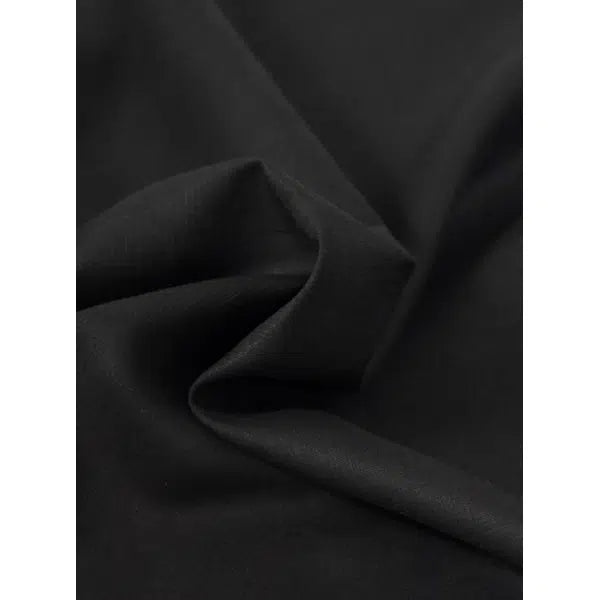 Irish Linen Fabric - Black – view 4 – Truro Fabrics
