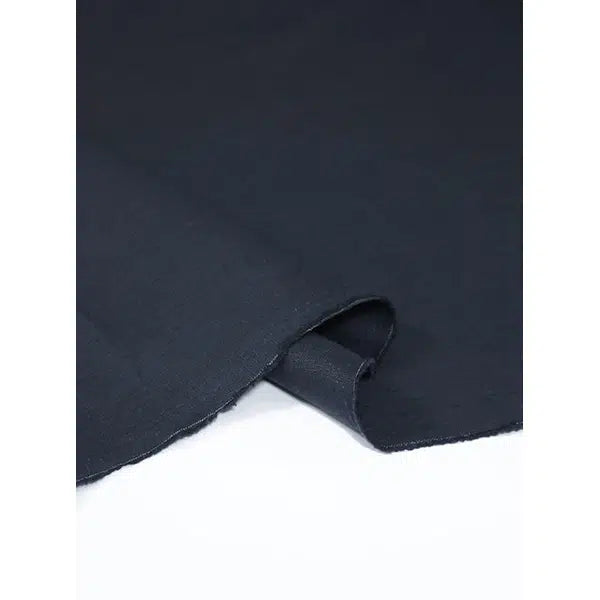 Irish Linen Fabric - Midnight – view 3 – Truro Fabrics