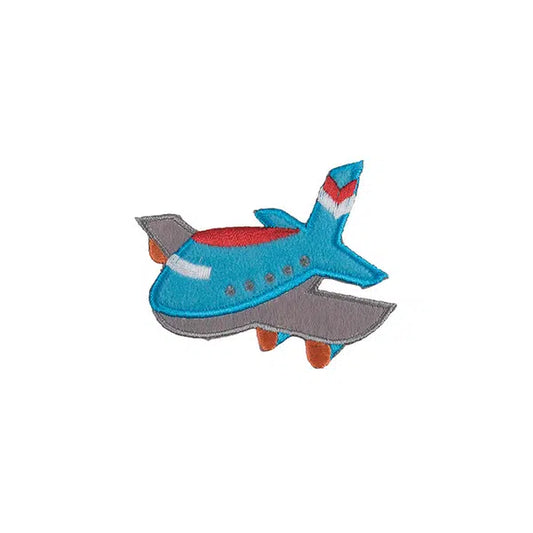 Iron-On Motif Patch - Aeroplane – Truro Fabrics