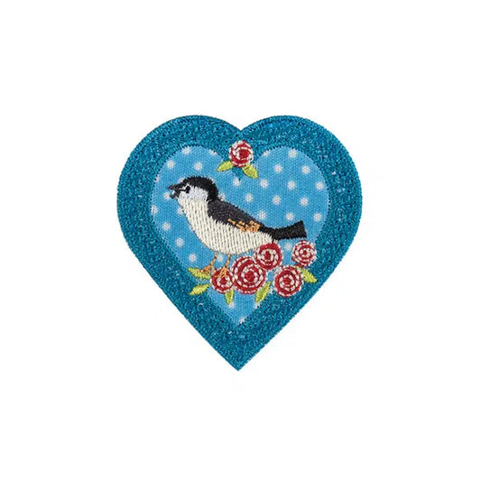 Iron-On Motif Patch - Bird Heart – Truro Fabrics
