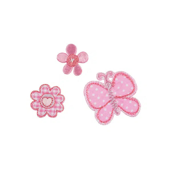 Iron-On Motif Patch - Butterfly & Flowers – Truro Fabrics