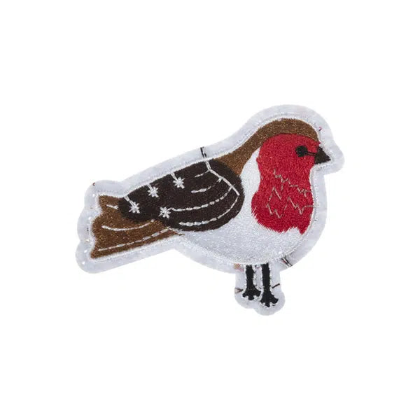 Iron-On Motif Patch - Christmas Robin – Truro Fabrics