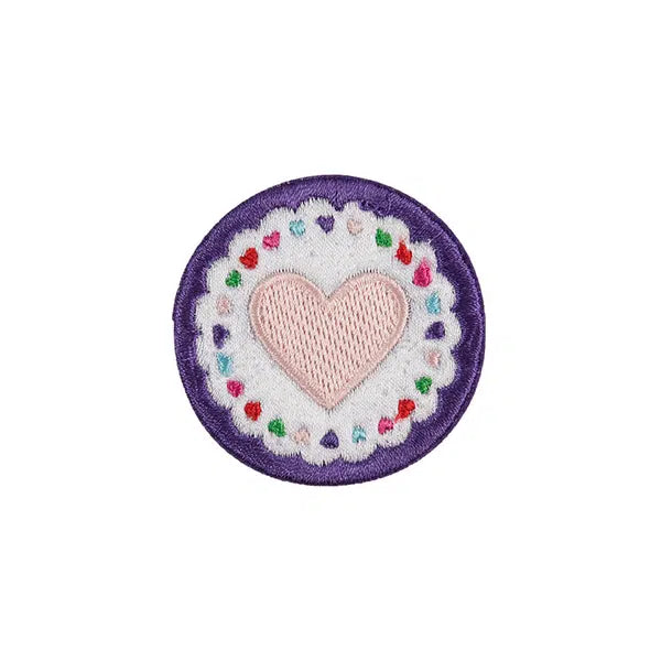 Iron-On Motif Patch - Circle Heart – Truro Fabrics