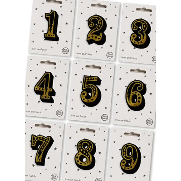 Iron-On Motif Patch - Circus Numbers – Truro Fabrics