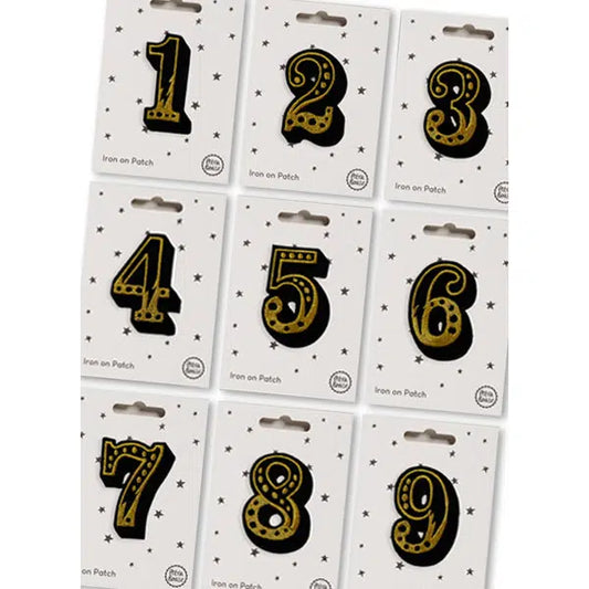 Iron-On Motif Patch - Circus Numbers – Truro Fabrics