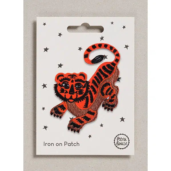 Iron-On Motif Patch - Crouching Tiger – Truro Fabrics