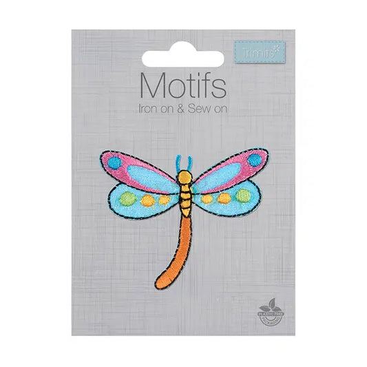 Iron-On Motif Patch - Dragonfly – view 2 – Truro Fabrics