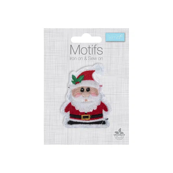 Iron-On Motif Patch - Father Christmas – view 2 – Truro Fabrics
