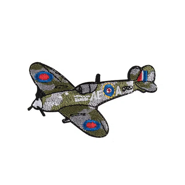 Iron-On Motif Patch - Fighter Plane – Truro Fabrics