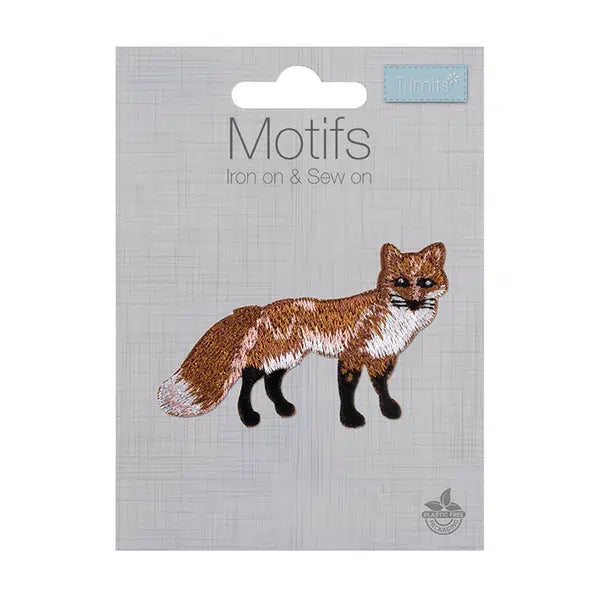 Iron-On Motif Patch - Fox – view 2 – Truro Fabrics