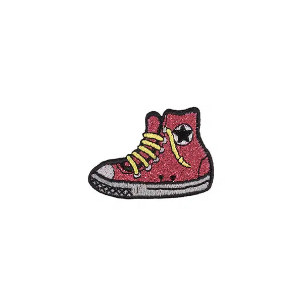 Iron-On Motif Patch - Glitter Trainer – Truro Fabrics