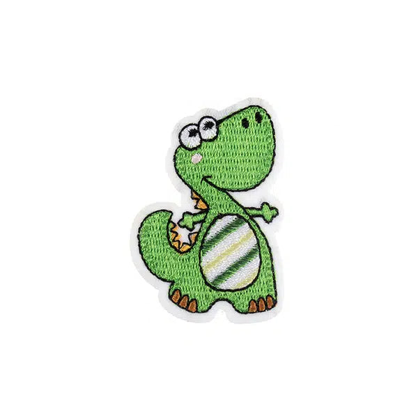 Iron-On Motif Patch - Green Dinosaur – Truro Fabrics