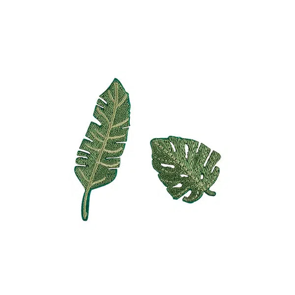 Iron-On Motif Patch - Jungle Leaves – Truro Fabrics