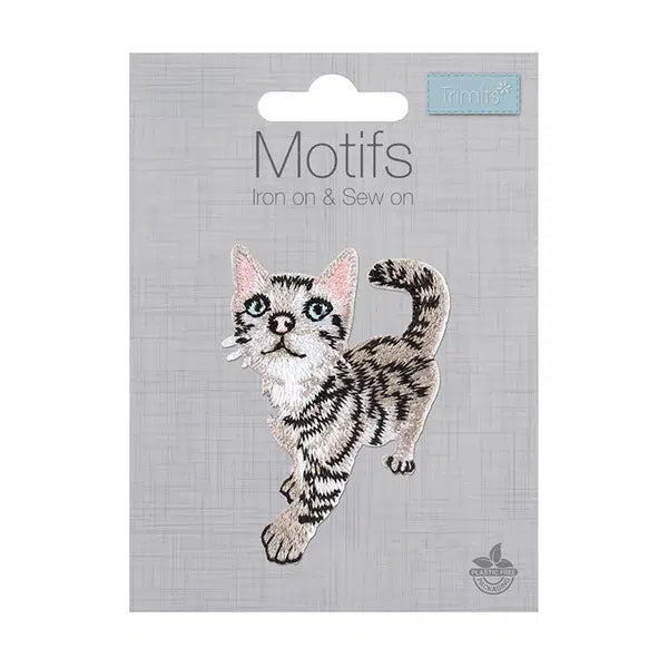 Iron-On Motif Patch - Kitten – view 2 – Truro Fabrics