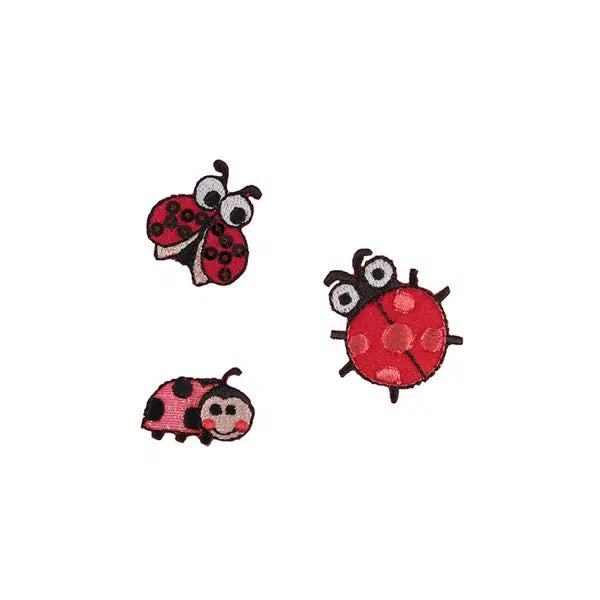 Iron-On Motif Patch - Ladybirds – Truro Fabrics