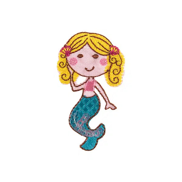Iron-On Motif Patch - Little Mermaid – Truro Fabrics