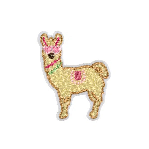 Iron-On Motif Patch - Llama in Glasses – Truro Fabrics
