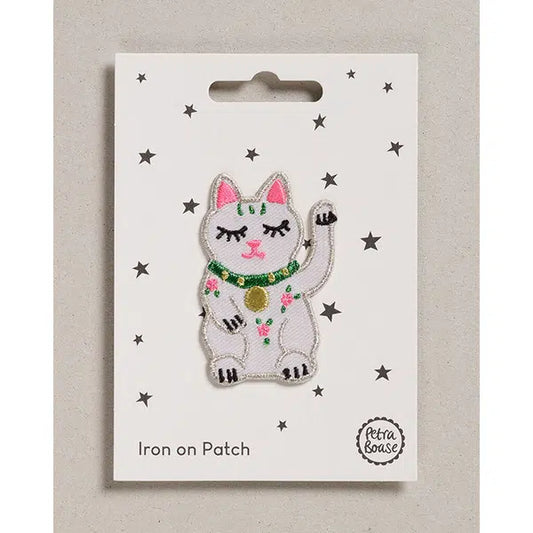 Iron-On Motif Patch - Lucky Cat – Truro Fabrics