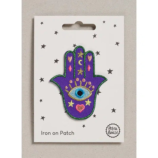 Iron-On Motif Patch - Lucky Hamsa Hand – Truro Fabrics