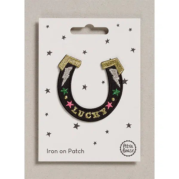 Iron-On Motif Patch - Lucky Horseshoe – Truro Fabrics