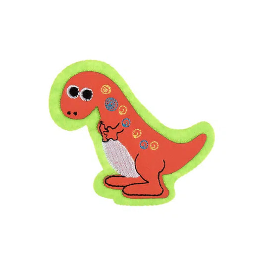 Iron-On Motif Patch - Neon Dinosaur – Truro Fabrics