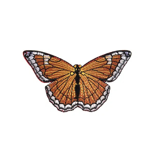 Iron-On Motif Patch - Orange Butterfly – Truro Fabrics