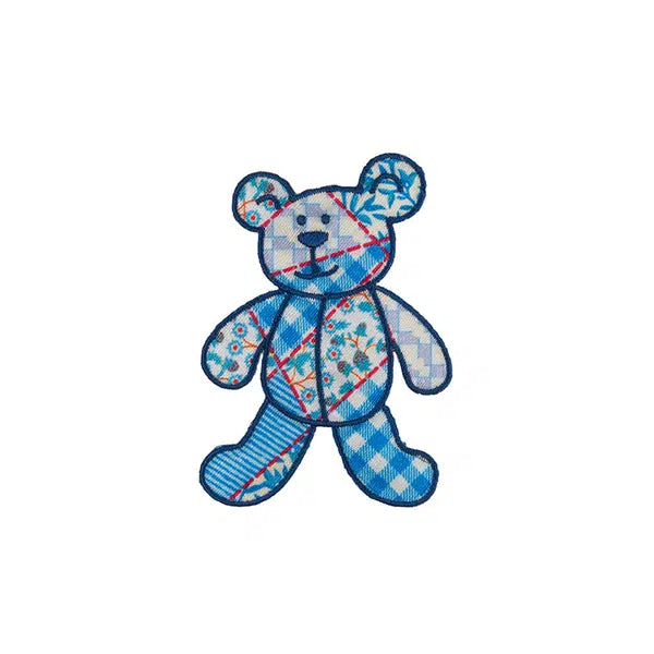 Iron-On Motif Patch - Patchwork Bear – Truro Fabrics