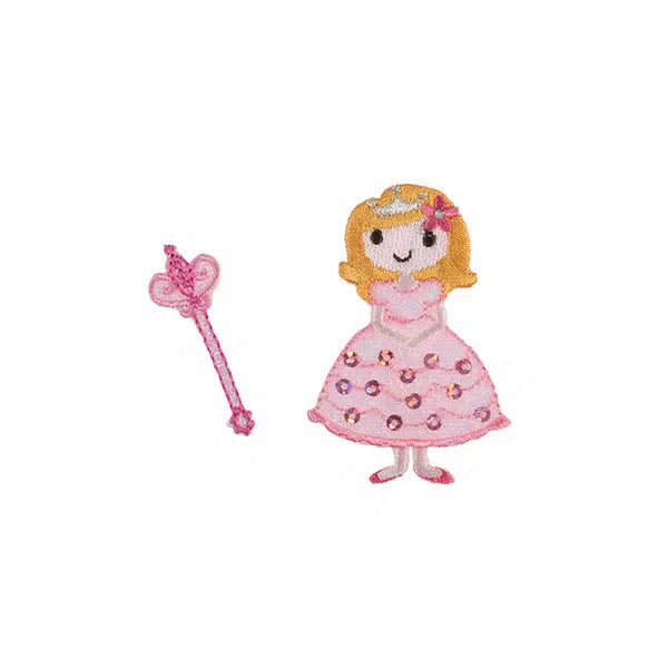 Iron-On Motif Patch - Princess & Wand – Truro Fabrics
