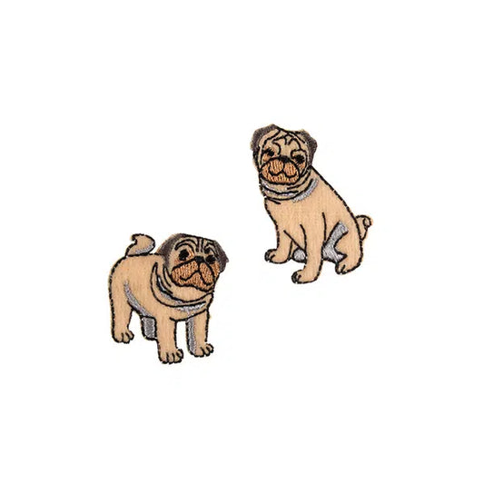 Iron-On Motif Patch - Pugs – Truro Fabrics