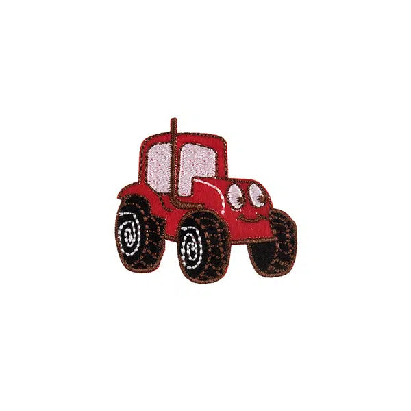 Iron-On Motif Patch - Red Tractor – Truro Fabrics
