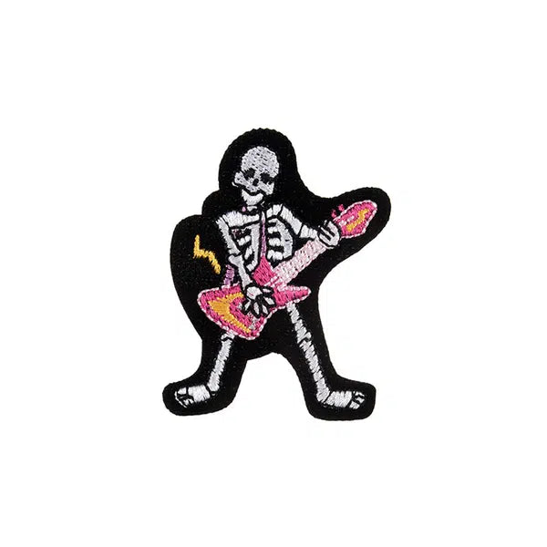 Iron-On Motif Patch - Rock Star Skeleton – Truro Fabrics
