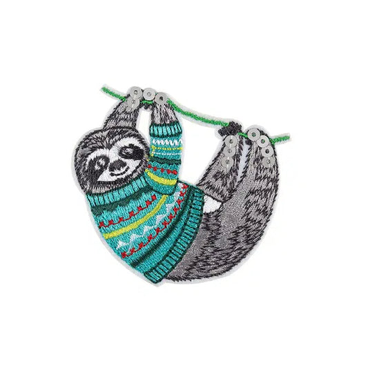Iron-On Motif Patch - Sequin Sloth – Truro Fabrics