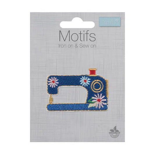 Iron-On Motif Patch - Sewing Machine – view 2 – Truro Fabrics