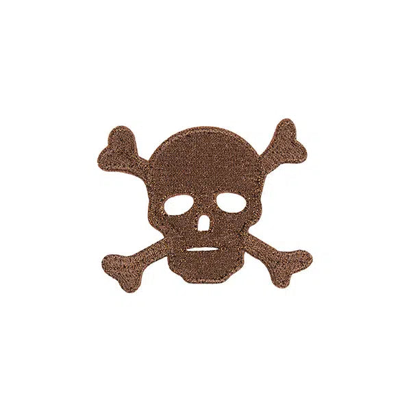 Iron-On Motif Patch - Skull & Cross Bones – Truro Fabrics
