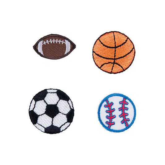 Iron-On Motif Patch - Sports Balls – Truro Fabrics