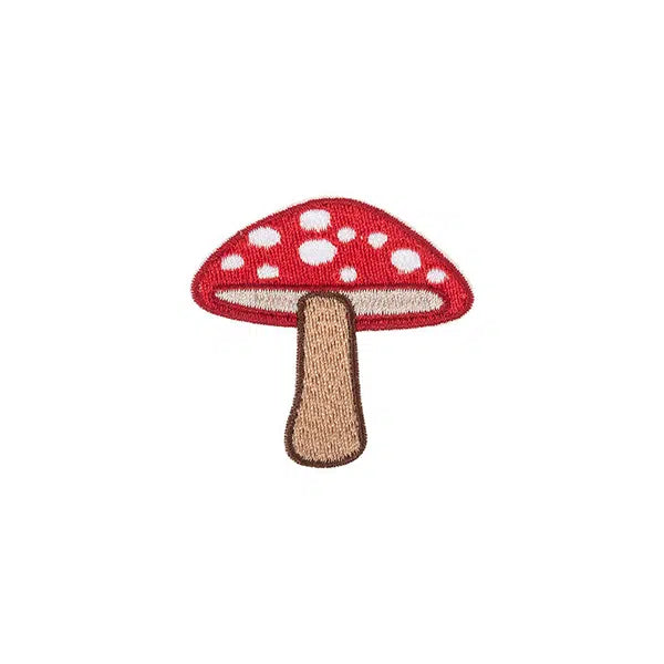 Iron-On Motif Patch - Toadstool – Truro Fabrics