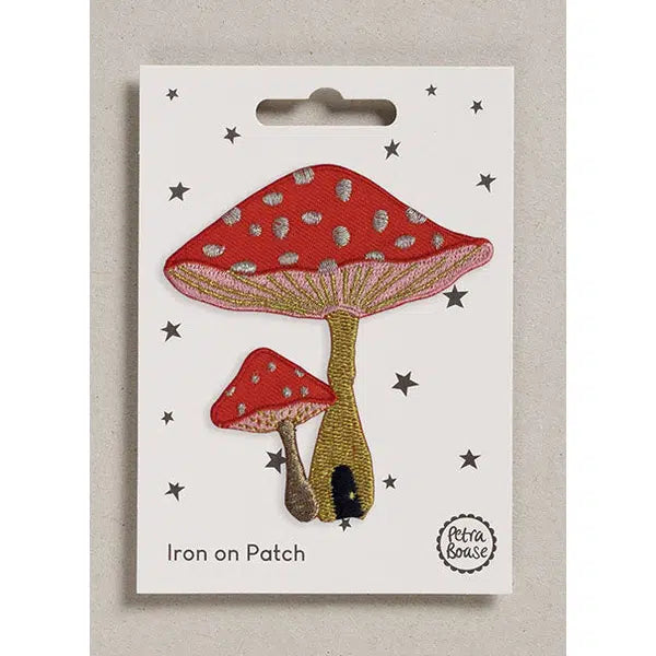 Iron-On Motif Patch - Toadstools – Truro Fabrics
