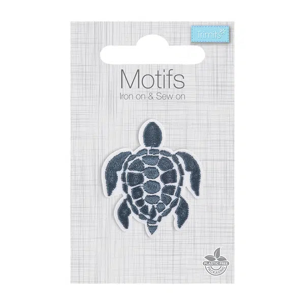 Iron-On Motif Patch - Turtle – view 2 – Truro Fabrics